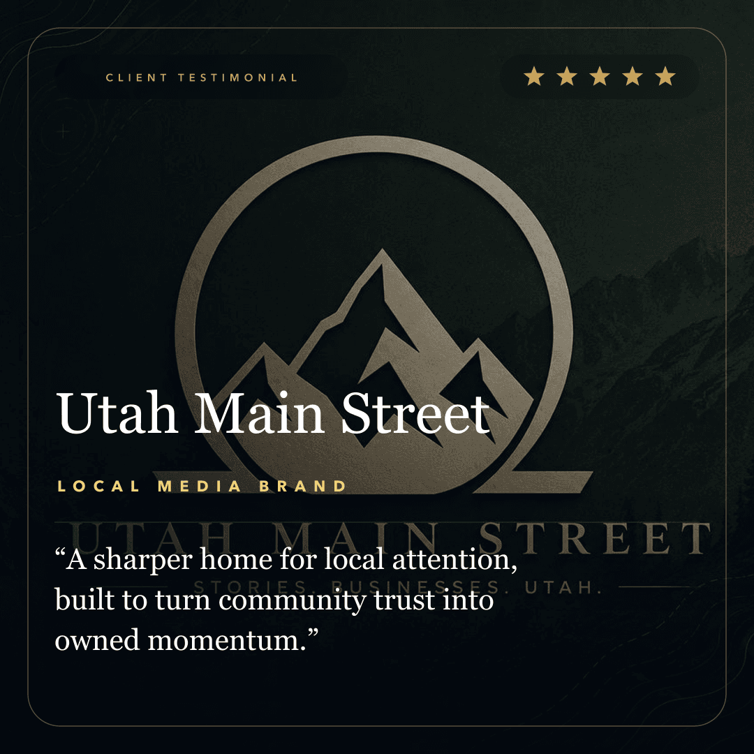 Square Utah Main Street client review asset